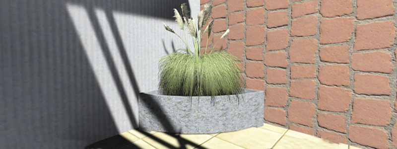 Jardinière d'angle